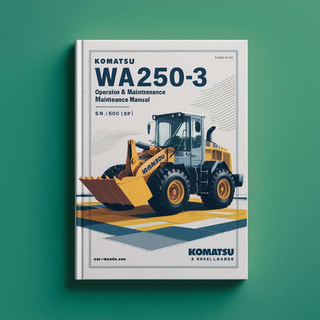 Komatsu WA250-3 Wheel Loader Operation & Maintenance Manual (S/N: 50001 and up)