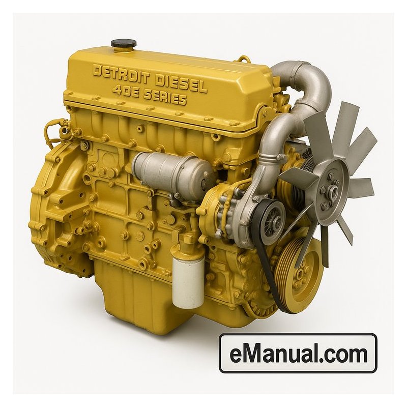 Detroit Diesel 40E Series 40 E Engine Service Repair Workshop Manual PDF