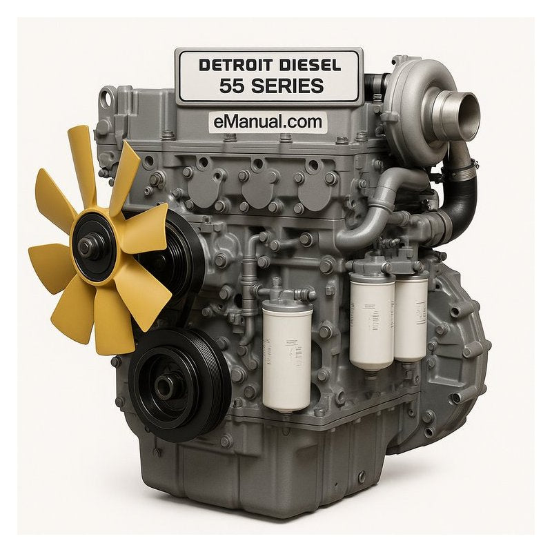 2000 Detroit Diesel 55 Series Parts -illustrated Part Exploded Views 50 60 4000 8.2l Engines Catalog PDF