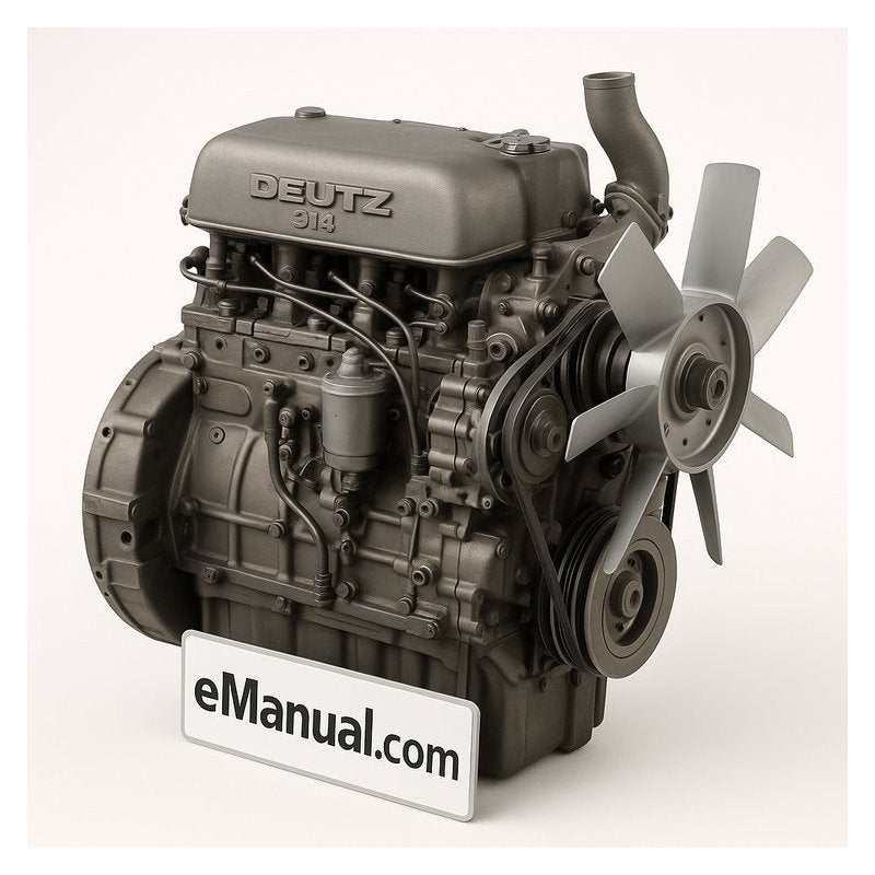 Deutz 914 Engine Service Repair Workshop Manual PDF