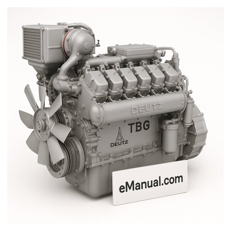 Deutz TBG Series 620 620K Genset Engine Service Repair Workshop Manual
