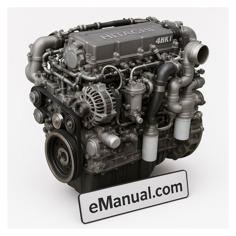 Hitachi 4hk1 Interim Tier 4 Compatible Engine Service Repair Workshop Manual PDF