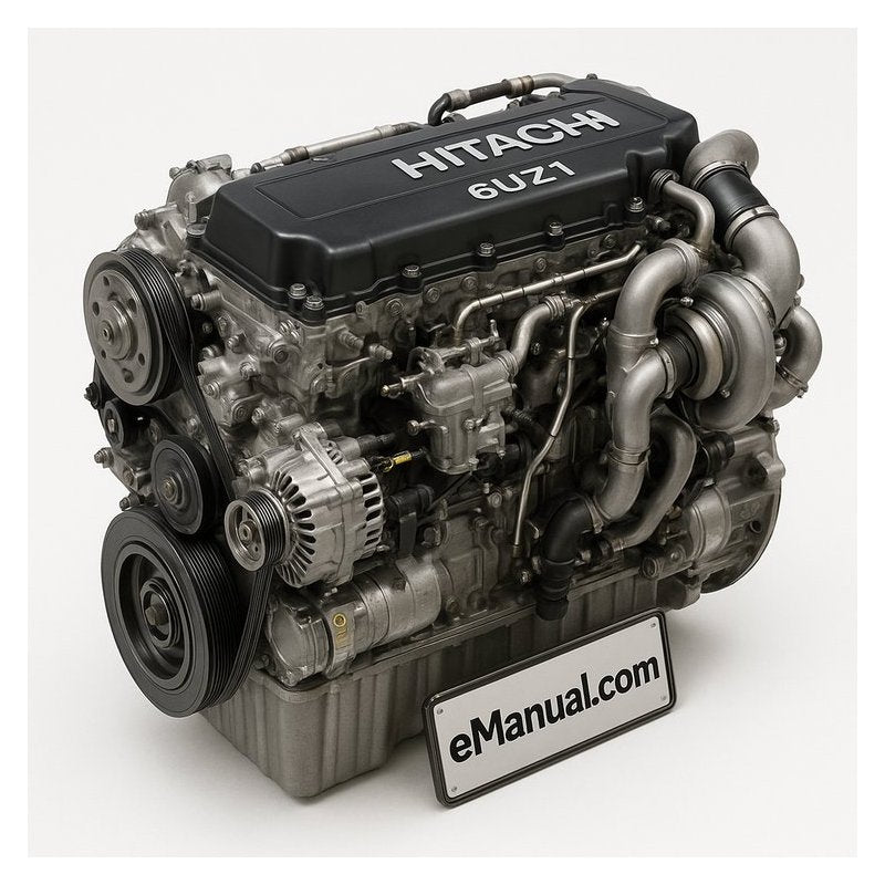 Hitachi 6uz1 Interim Tier 4 Compatible Engine Service Repair Workshop Manual