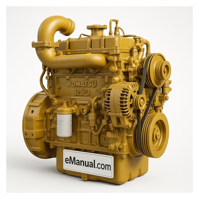 Komatsu 125 3 Series Diesel Engine Service Repair Workshop Manual PDF
