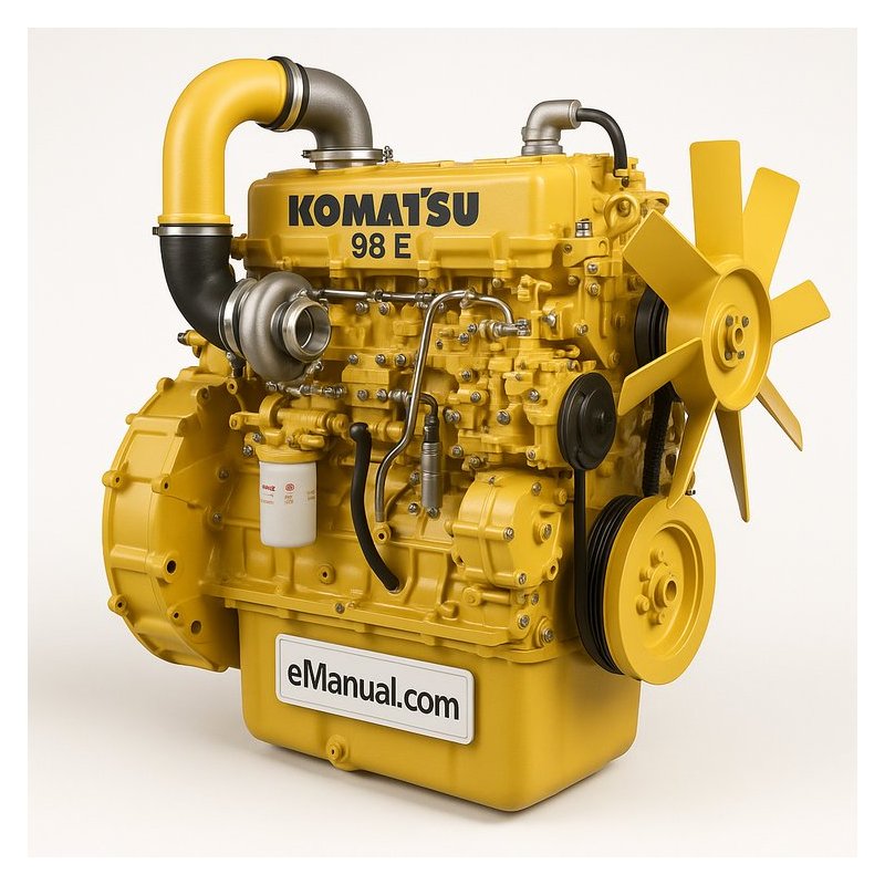 Komatsu 98 E (DEMAG) H185S Hydraulic Shovel Operation (s/n: 06081) Service Repair Workshop Manual PDF