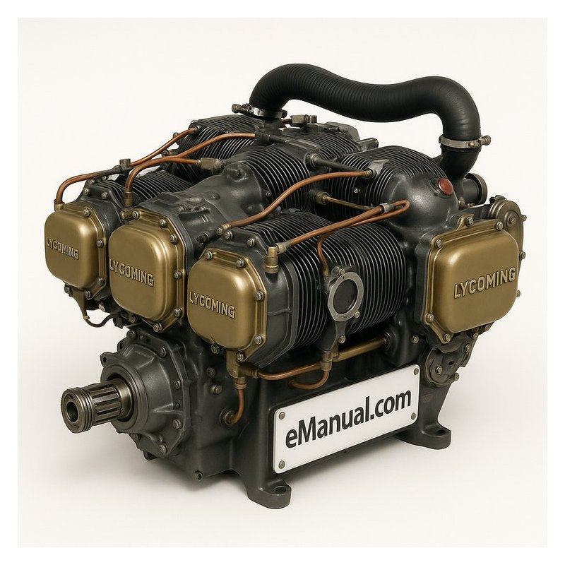 Lycoming GO 480 Avco Go-480-b -d F6 Series IPC Parts Catalog PDF