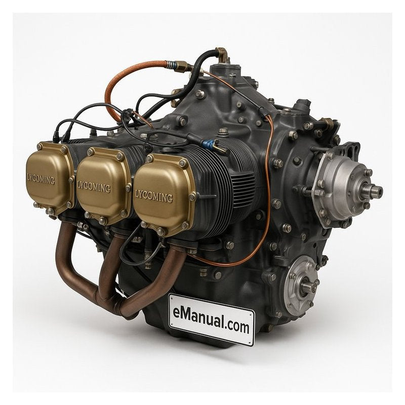 Lycoming O 340 Series O-340 Aircraft Engines IPC IPL PC-105 Parts Catalog PDF