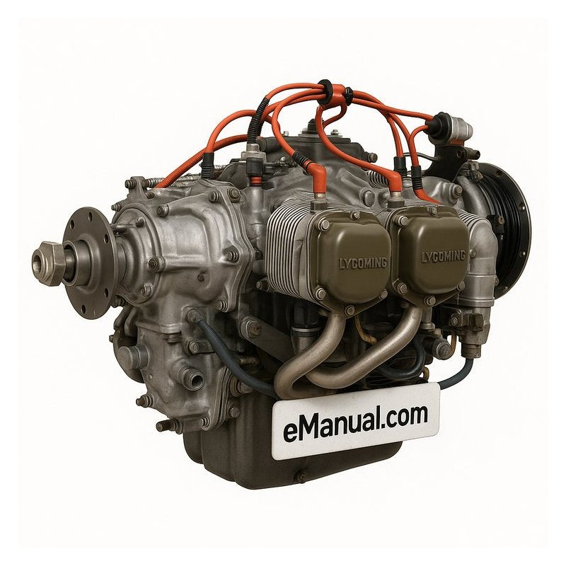 Lycoming O 360 Series O-360 HO-360 I0-360 AIO-360 HIO-360 TIO-360 Aircraft Engine Operator Operator's Manual PDF