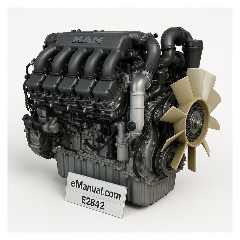 MAN E2842 Industrial Gas Engine E 2842 302 E312 Service Repair Workshop Manual PDF