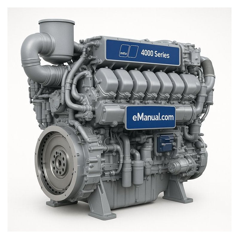 MTU 4000 Series 12V GX0 GX1 Diesel Engine Service Repair Workshop Manual PDF