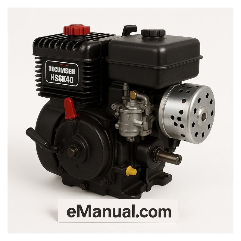 Tecumseh Hssk40 Hssk50 4 Cycle L Head Engine Service Repair Workshop Manual PDF