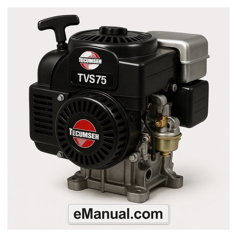 Tecumseh TVS75 L-HEAD 3-11 HP 4 Cycle Small Engine Service Repair Workshop Manual
