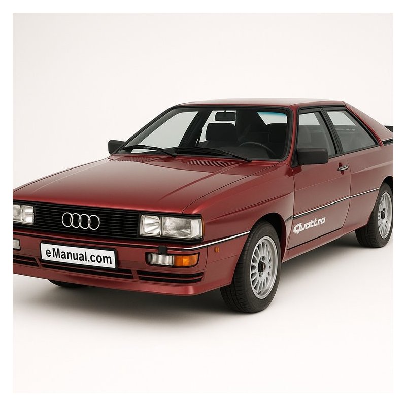 1988-1993 Audi Quattro V8 - Complet Service Repair Workshop Manual PDF