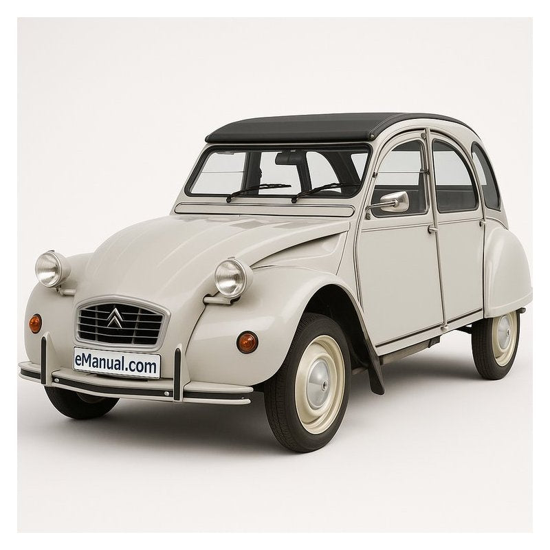 Citroen 2CV Catalogues Pieces Auto Transmission Service Repair Workshop Manual PDF