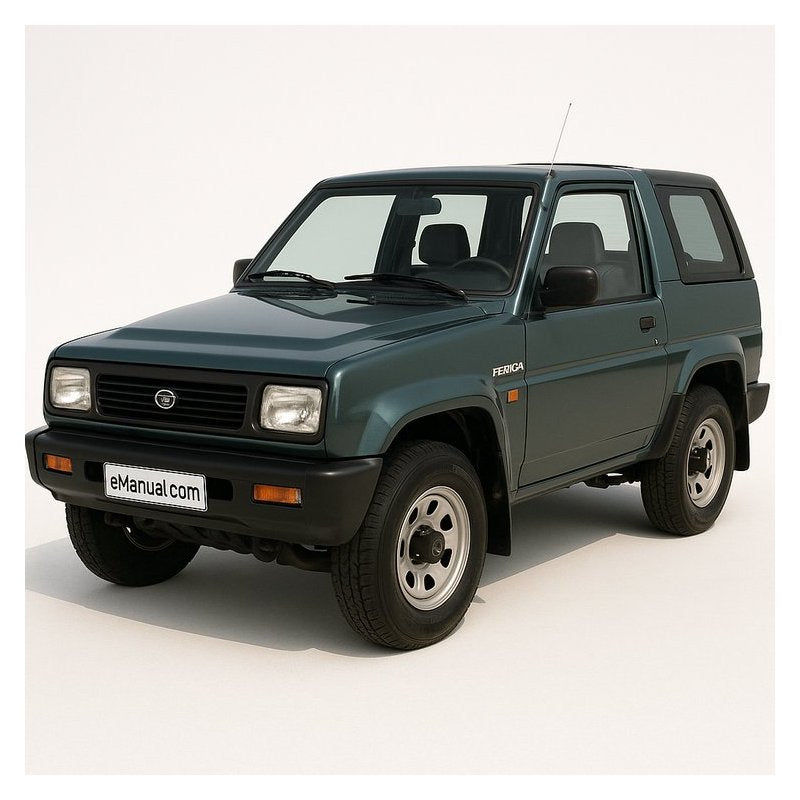 1992-1998 Daihatsu Feroza F300 Service Repair Workshop Manual PDF