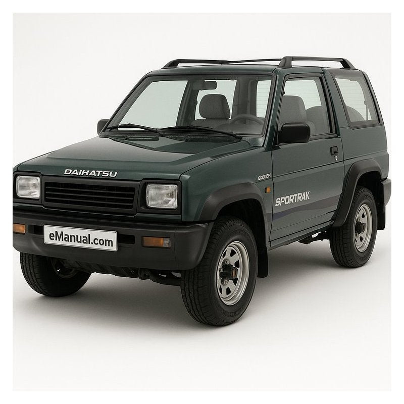 1987-1998 Daihatsu Sportrak Feroza Rocky F300 HD Engine Service Repair Workshop Manual