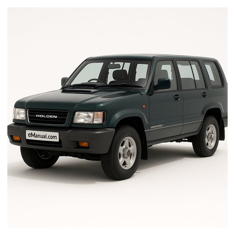 Isuzu Vehicross Holden Monterey Trooper Rodeo Manua Service Repair Workshop Manual PDF