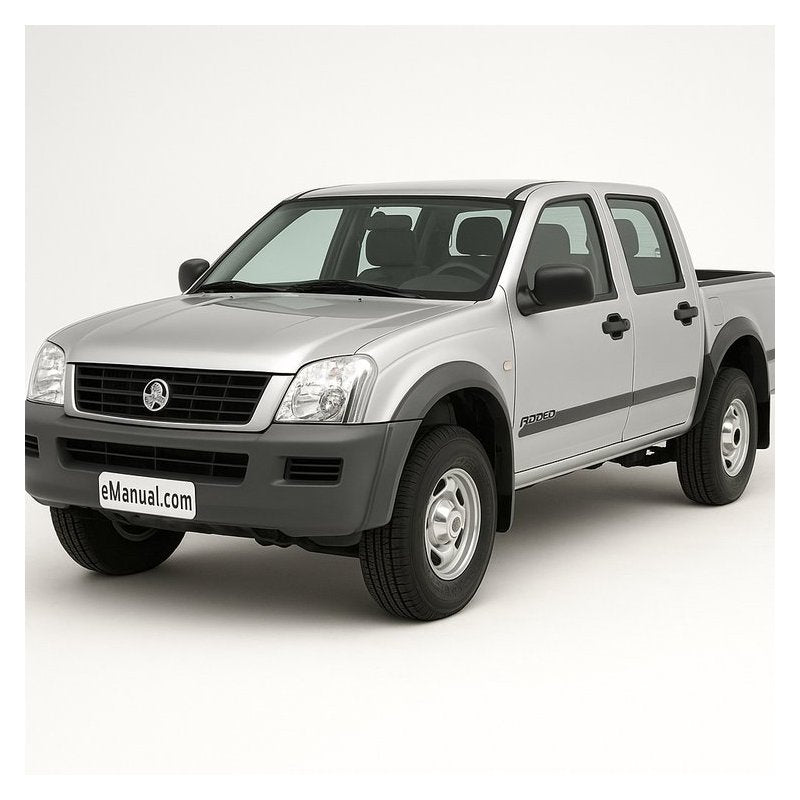 1998 Holden Rodeo Izusu Sport Service Repair Workshop Manual