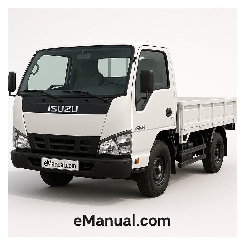 2011 Isuzu QKR Series Onward Service Repair Workshop Manual PDF