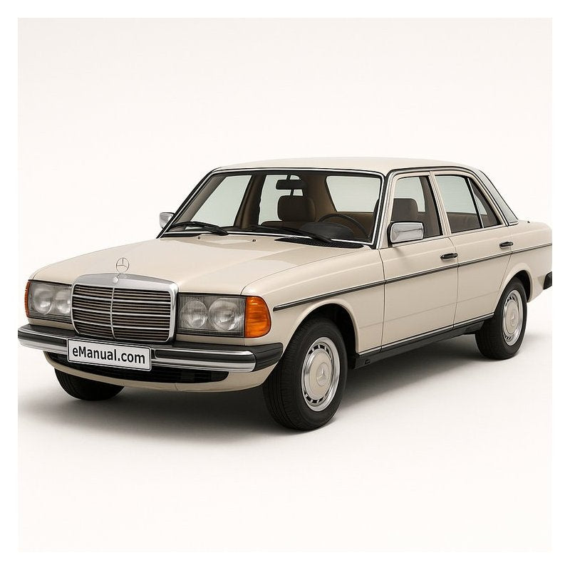 1977-1985 Mercedes W123 Benz Series 300D 300CD 300TD (TURBO) (original Fsm Perfect Diy) Service Repair Workshop Manual PDF