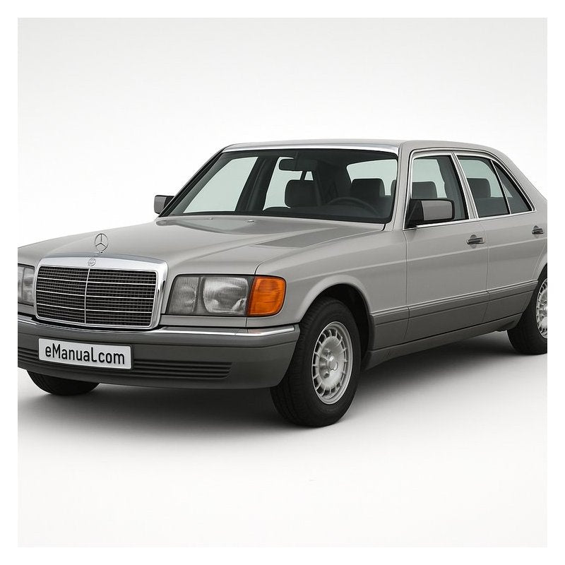 1979-1991 Mercedes W126 Benz - TYP-126 ( C126) Service Repair Workshop Manual PDF