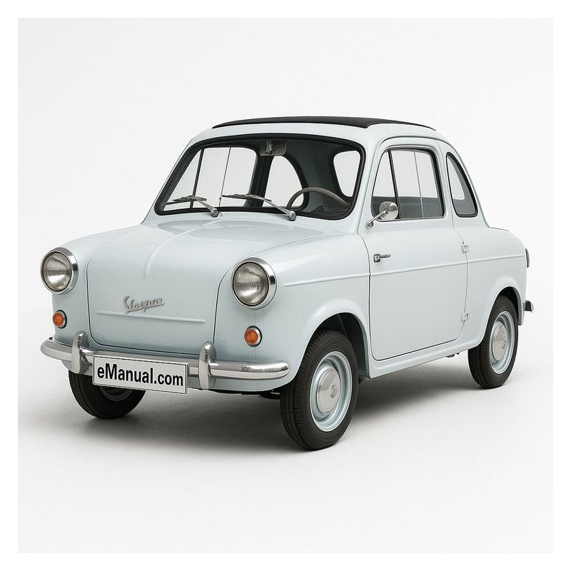 Piaggio Vespa 400 Vespino Velofax Manial- Spanish Service Repair Workshop Manual PDF