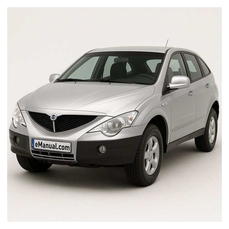 2006 SsangYong Actyon Sports Q100 Service Repair Workshop Manual PDF