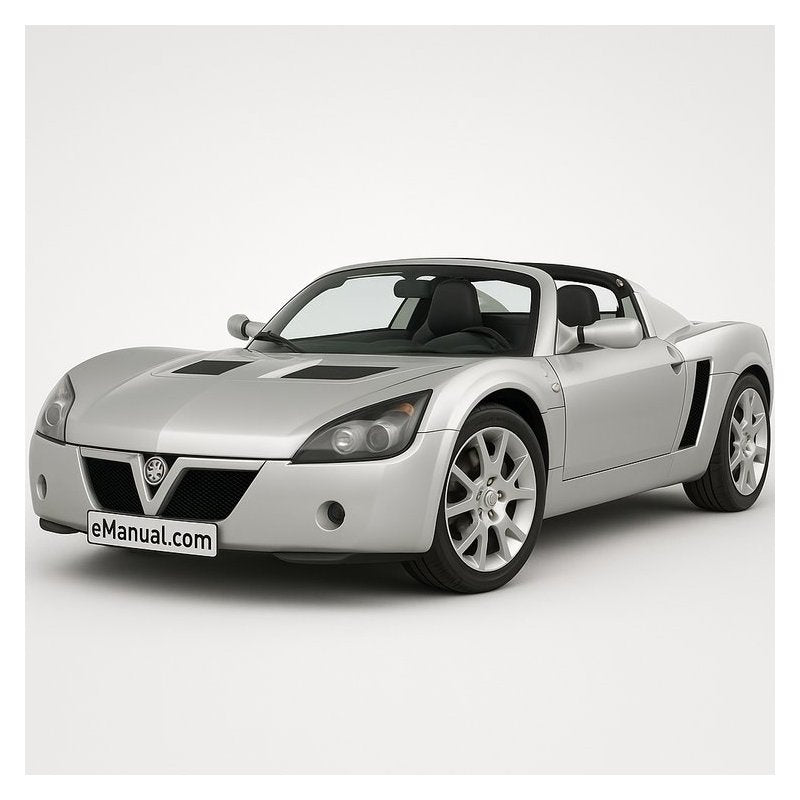 2000-2005 Vauxhall Speedster VX220 Service Repair Workshop Manual PDF