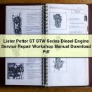 Lister Petter ST STW Series Diesel Engine Service Repair Workshop Manual Pdf