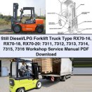 Still Diesel/LPG Forklift Truck Type RX70-16 to RX70-20 Workshop Service Manual PDF Download