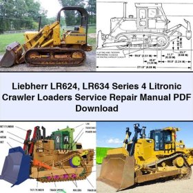 Liebherr LR624 LR634 Series 4 Litronic Crawler Loaders Service Repair Manual