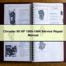 Chrysler 90 HP 1969-1984 Service Repair Manual PDF Download