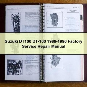 Suzuki DT100 DT-100 1989-1996 Factory Service Repair Manual PDF Download
