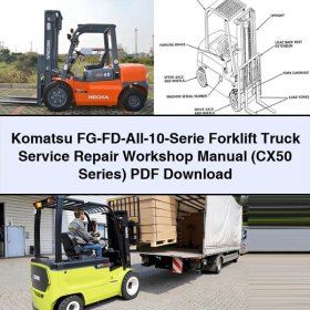 Komatsu FG-FD-All-10-Serie Forklift Truck Service Repair Workshop Manual (CX50 Series)