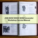 JCB 8025Z 8030Z 8035Z excavator Workshop Service Repair Manual