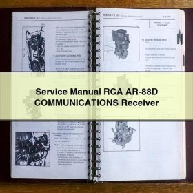 Service Repair Manual RCA AR-88D COMMUNICATIONS Receiver