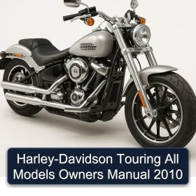 Harley-Davidson Touring All Models Owners Manual 2010
