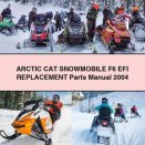 ARCTIC CAT Snowmobile F6 EFI Replacement Parts Manual 2004