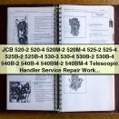 JCB 520-2 to 540BM-4 Telescopic Handler Service Repair Workshop Manual