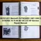 MERCURY MarineR OUTBOARD 1987-1993 2 STROKE 70 75 80 90 100 115 HP Service Repair Manual PDF Download