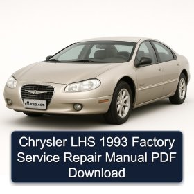 Chrysler LHS 1993 Factory Service Repair Manual PDF Download