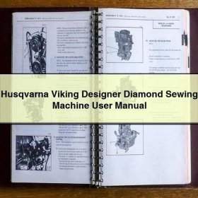 Husqvarna Viking Designer Diamond Sewing Machine User Manual PDF Download
