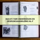 DUCATI 749R ONDERHOUDS EN GEBRUIKSAANWIJZING NL-F