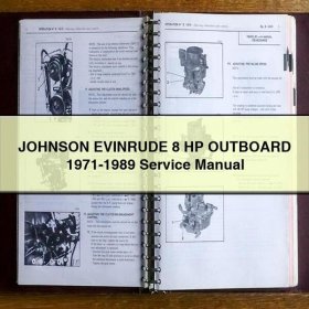 JOHNSON EVINRUDE 8 HP OUTBOARD 1971-1989 Service Repair Manual