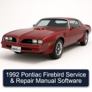 1992 Pontiac Firebird Service & Repair Manual Software