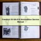Friedrich SV-08-A10 Aircondition Service Repair Manual