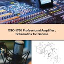 QSC-1700 Professional Amplifier Schematics for Service Repair Manual