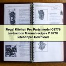 Regal Kitchen Pro Parts model C6776 instruction Manual recipes C 6776 kitchenpro
