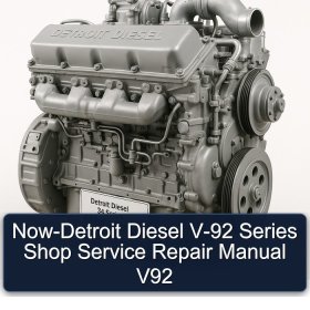 Now-Detroit Diesel V-92 Series Shop Service Repair Manual V92
