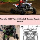 Yamaha 2003 Yfm 400 Kodiak Service Repair Manual